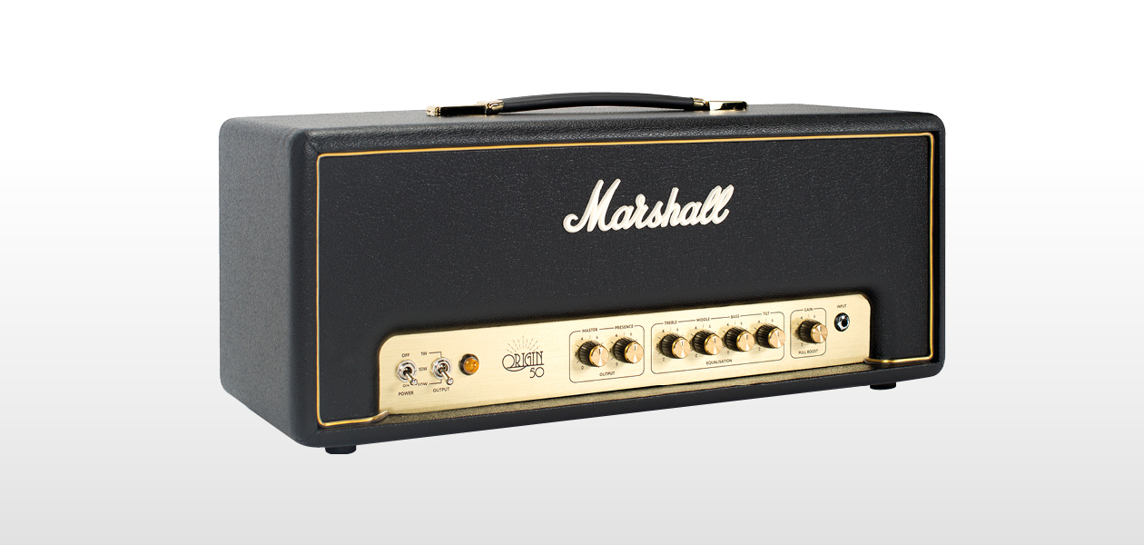 Marshall Amps Marshall Origin 50W head w FX loop and Boost M-ORI50H-U 