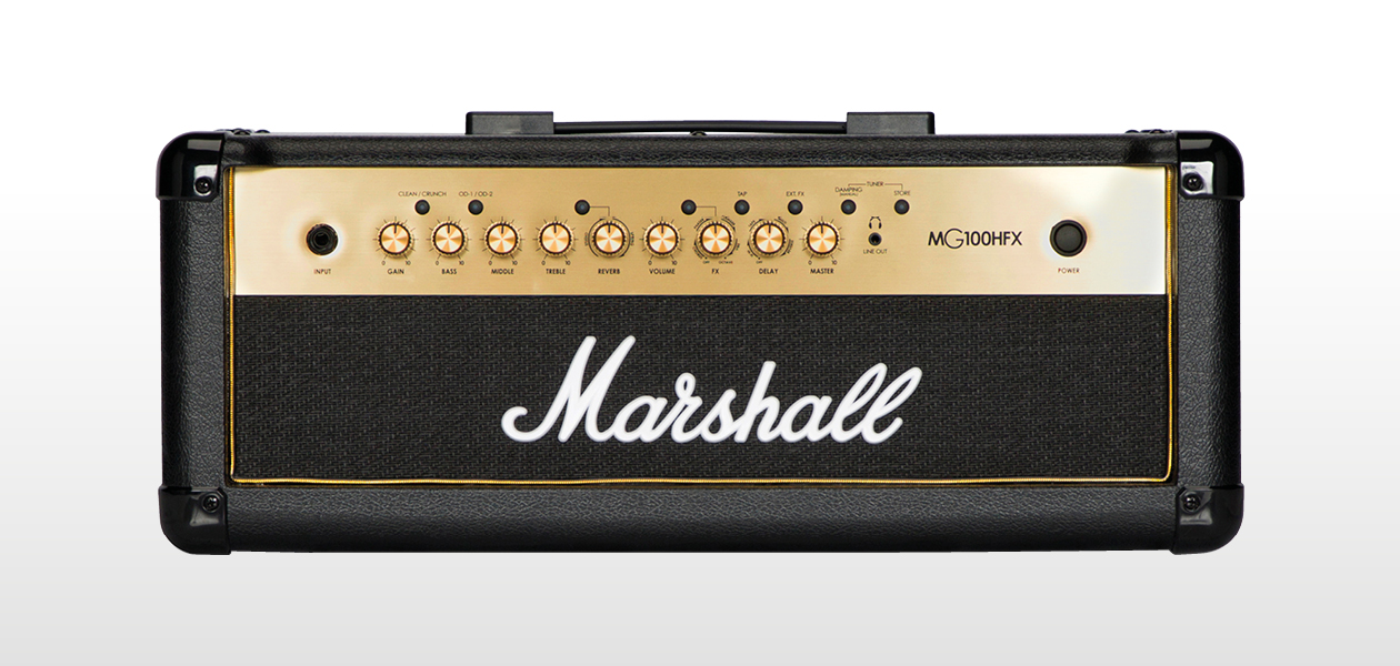 marshall mg100fx head and cab